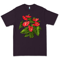Plum anthurium Premium Tee - LillyAllenDesigns