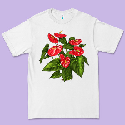 Anthurium Premium Tee Designed By Lillyallendesigns