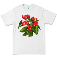 White anthurium Premium Tee - LillyAllenDesigns