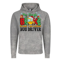 Cloud Rock my sleigh broke so now i am a school bus driver Vintage Hoodie - MaliasSmallBusiness