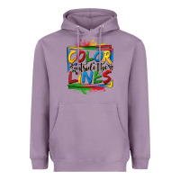 Lavender color outside the lines autism Heavyweight Hoodie - OliviaCreatesArt