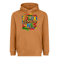 Meerkat color outside the lines autism Heavyweight Hoodie - OliviaCreatesArt