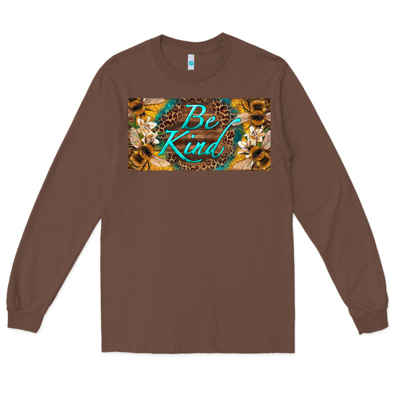 Be Kind Bees License Plate Long Sleeve Tee by Artiststas | Teevron