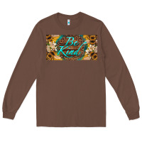 Chestnut be kind bees license plate Long Sleeve Tee - Artiststas