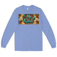 Colony Blue be kind bees license plate Long Sleeve Tee - Artiststas