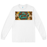 White be kind bees license plate Long Sleeve Tee - Artiststas