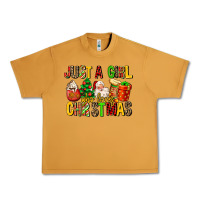 Peanut Butter just a girl who loves christmas Urban Heavy Tee - MaliasSmallBusiness