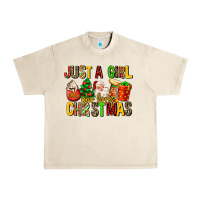 Sandshell just a girl who loves christmas Urban Heavy Tee - MaliasSmallBusiness