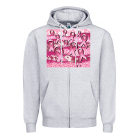 Heather Grey ribbon Zipper Hoodie - CowGirlArtShop