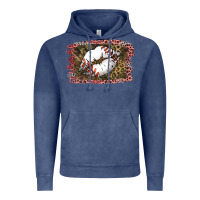 Vintage Denim Baseball Lips Vintage Hoodie - Jasminsmagicworld