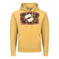 Vintage Mustard Baseball Lips Vintage Hoodie - Jasminsmagicworld