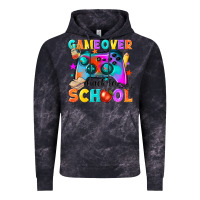 Cloud Black game over back to school Vintage Hoodie - NancyCooperArtShop