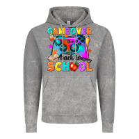 Cloud Rock game over back to school Vintage Hoodie - NancyCooperArtShop