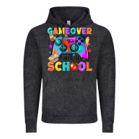 Vintage Black game over back to school Vintage Hoodie - NancyCooperArtShop
