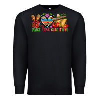 Black Peace love cinco de mayo Premium Sweatshirt - FaDigitalArtStudio