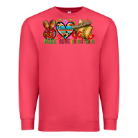 Cardinal Peace love cinco de mayo Premium Sweatshirt - FaDigitalArtStudio
