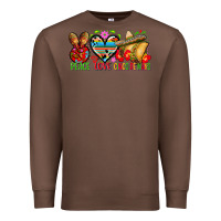 Chestnut Peace love cinco de mayo Premium Sweatshirt - FaDigitalArtStudio