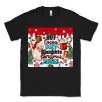 Black hot cocoa cozy blankets christmas movies tumbler Classic Tee - MaliasSmallBusiness