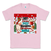 Bubblegum Pink hot cocoa cozy blankets christmas movies tumbler Classic Tee - MaliasSmallBusiness