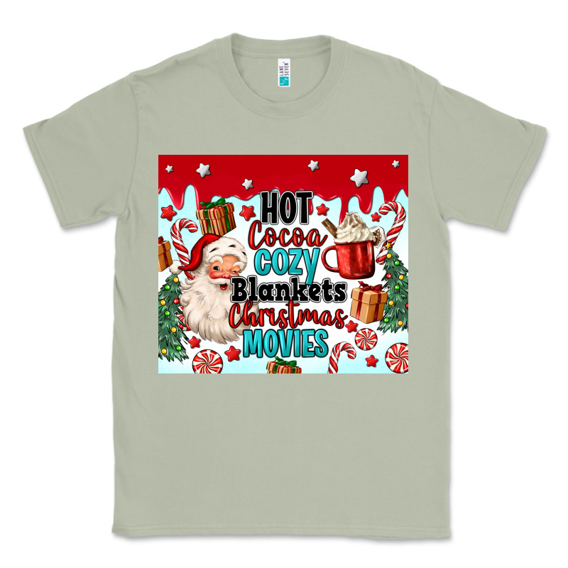 Hot Cocoa Cozy Blankets Christmas Movies Tumbler Classic Tee by MaliasSmallBusiness | Teevron