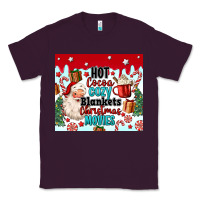 Plum hot cocoa cozy blankets christmas movies tumbler Classic Tee - MaliasSmallBusiness