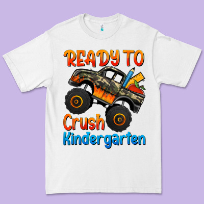 Ready To Crush Kindergarten Premium Tee Designed By Jasminsmagicworld