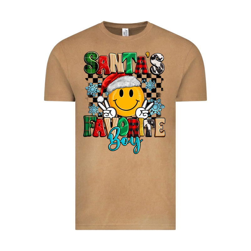 Santas Favorite Boy Vintage Tee by MaliasSmallBusiness | Teevron