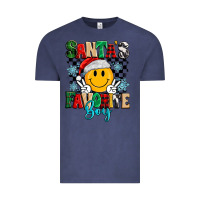 Vintage Denim santas favorite boy Vintage Tee - MaliasSmallBusiness