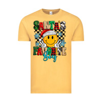 Vintage Mustard santas favorite boy Vintage Tee - MaliasSmallBusiness