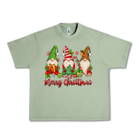 Oil Green merry christmas gnomes Urban Heavy Tee - MaliasSmallBusiness