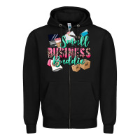 Black small business baddie Zipper Hoodie - CowGirlArtShop
