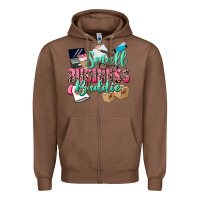 Chestnut small business baddie Zipper Hoodie - CowGirlArtShop