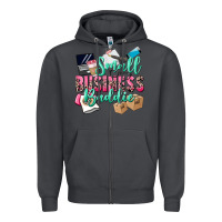 Smoke small business baddie Zipper Hoodie - CowGirlArtShop