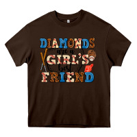 Chocolate Brown diamonds are a girl's best friend Heavy Core Tee - AdoDesignShop