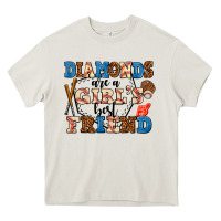 Cream diamonds are a girl's best friend Heavy Core Tee - AdoDesignShop