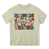 Diamonds Are A Girl's Best Friend Heavy Core Tee | Teevron