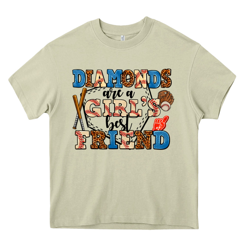 Diamonds Are A Girl's Best Friend Heavy Core Tee by AdoDesignShop | Teevron