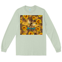Matcha be kind bee and sunflowers Long Sleeve Tee - Artiststas