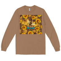 Toasted Coconut be kind bee and sunflowers Long Sleeve Tee - Artiststas