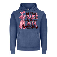 Vintage Denim let them praise his name with dancing Vintage Hoodie - NancyCooperArtShop