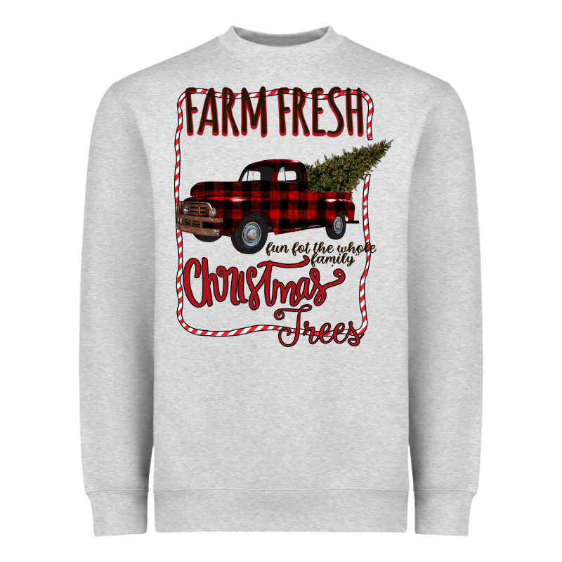 Farm Fresh Christmas Heavyweight Sweatshirt by Bettercallsaul | Teevron
