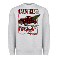 Heather Grey Farm Fresh Christmas Heavyweight Sweatshirt - Bettercallsaul