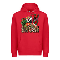 Red Mexican mom Premium Hoodie - HowdyJamesFarm