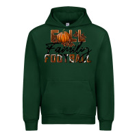Forest Green Fall Family Football Urban Hoodie - LillyAllenDesigns