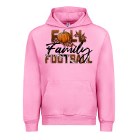 Fuchsia Pink Fall Family Football Urban Hoodie - LillyAllenDesigns