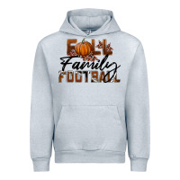 Heather Grey Fall Family Football Urban Hoodie - LillyAllenDesigns