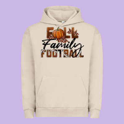 Fall Family Football Urban Hoodie Designed By Lillyallendesigns