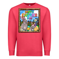 Cardinal Happy Easter Day Premium Sweatshirt - OliviaCreatesArt