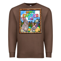 Chestnut Happy Easter Day Premium Sweatshirt - OliviaCreatesArt