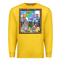 Lemon Happy Easter Day Premium Sweatshirt - OliviaCreatesArt